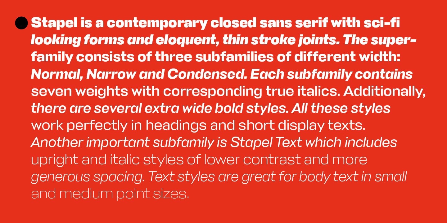 Stapel Condensed